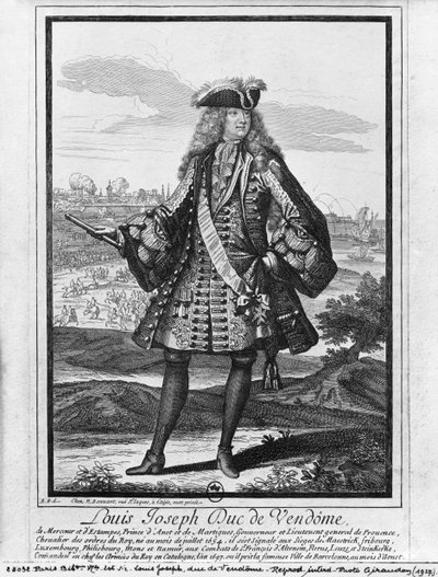 Louis Joseph de Bourbon, Duke of Vendome, known as 